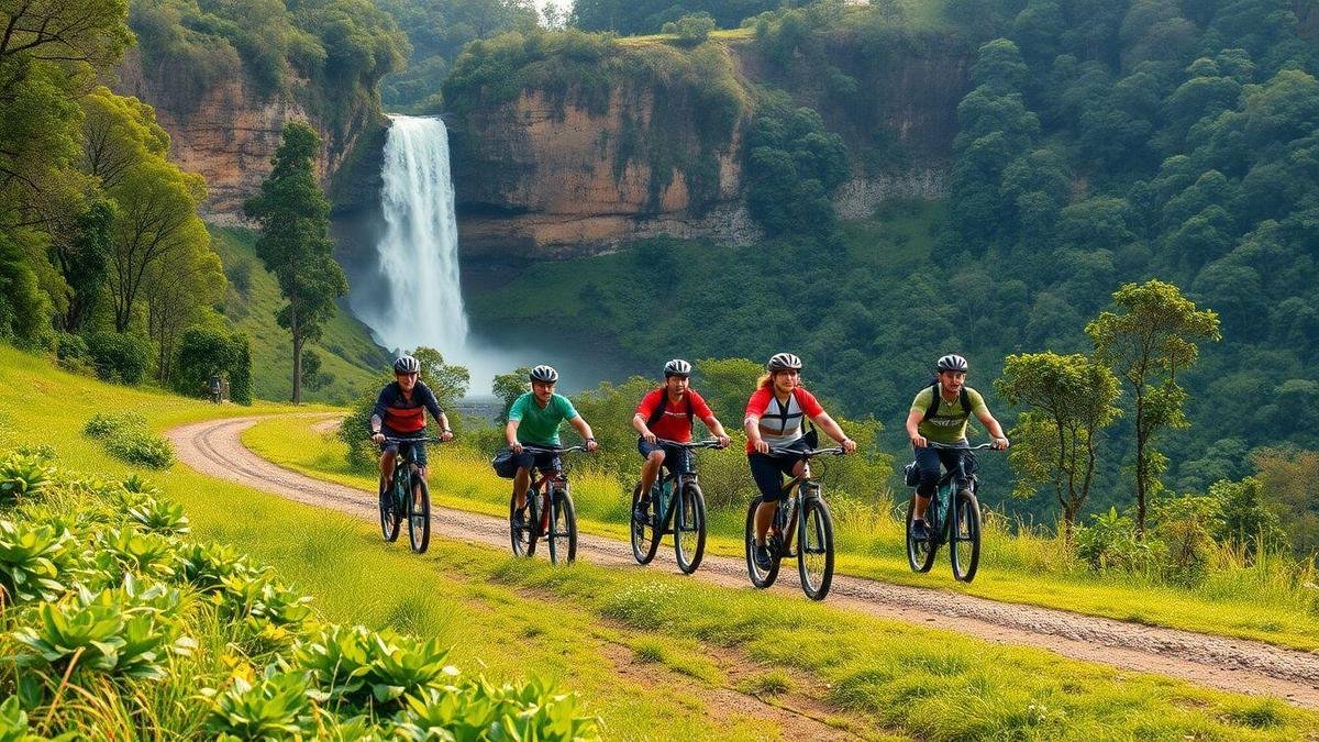 Roteiros de bicicleta para cachoeiras para todos os níveis