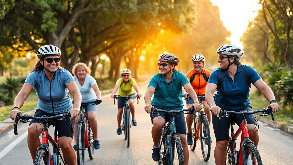 Pedalar em grupo