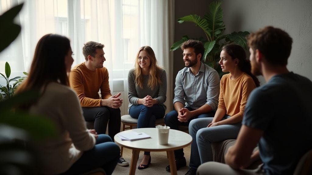 O que você pode esperar de terapia de grupo luto autoestima